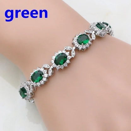 Exquisite Charm Strand Bracelet – Color Crystal Fashion Women Party Jewelry