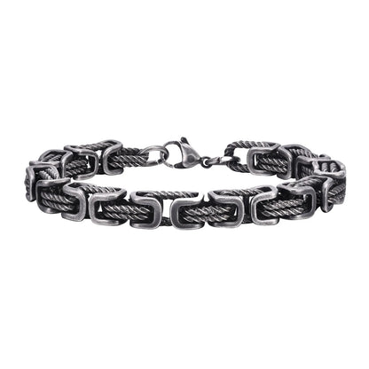 Everyday Stainless Steel Chain Bracelet for Modern Men’s Fashion