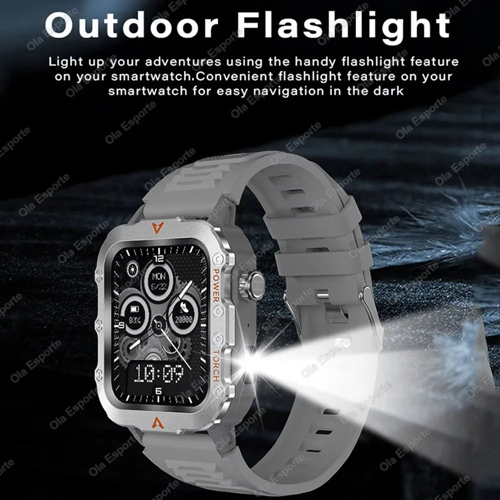 Modern Sports Smartwatch with Bluetooth Calls & Multi Function Display