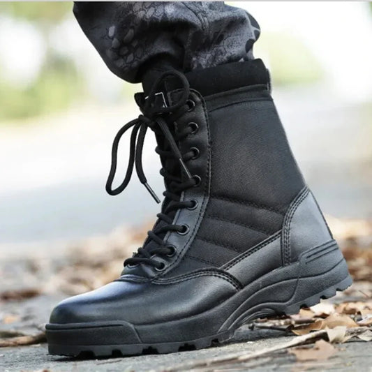 Men’s Outdoor Desert Boots – Anti-Slip Ankle Work & Hiking Shoes