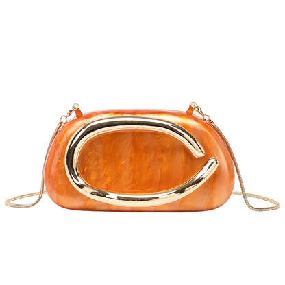 Sophisticated Women’s Clutch Purse – Glamorous Gold-Tone Bag for Special Occasions
