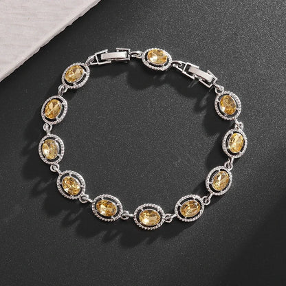 Exquisite Charm Strand Bracelet – Color Crystal Fashion Women Party Jewelry
