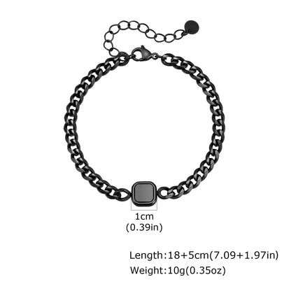 Hip Hop Cuban Link Bracelet for Men – Stylish Fashion Jewelry Wristband