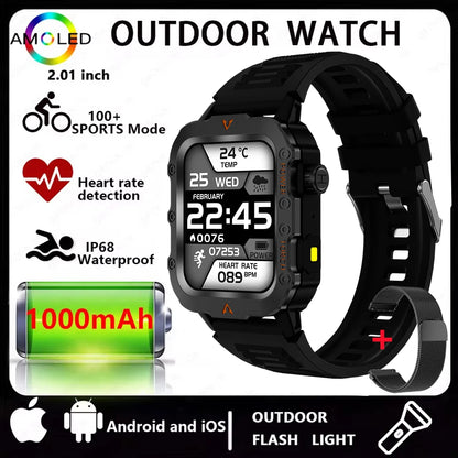 Modern Sports Smartwatch with Bluetooth Calls & Multi Function Display
