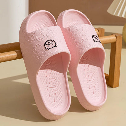Comfortable Summer Slippers – Cute Bear Non-Slip Indoor Sandals
