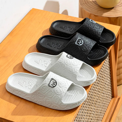 Comfortable Summer Slippers – Cute Bear Non-Slip Indoor Sandals