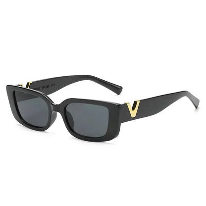 Elegant Retro Designer-Inspired Small Frame Sunglasses for Everyday Style
