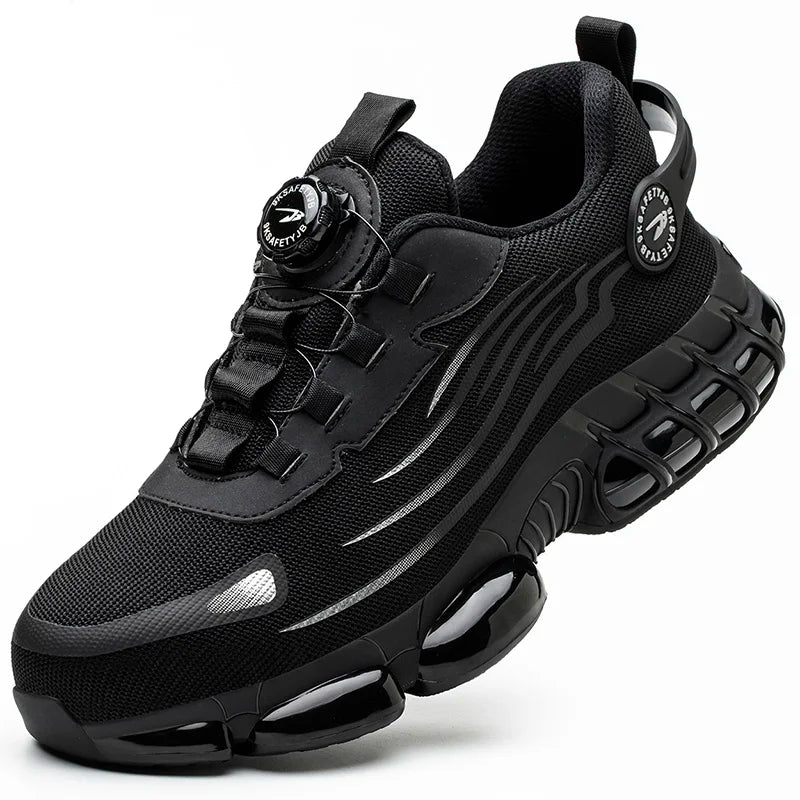 Heavy-Duty Waterproof Work Boots – Steel Toe Anti-Puncture Protection