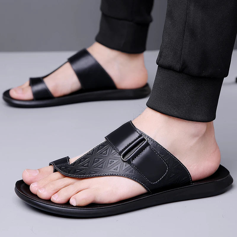 Premium Soft Sole Men’s Sandals with Minimal Summer Comfort Design