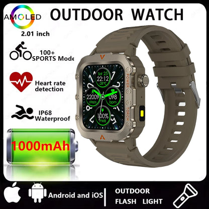 Modern Sports Smartwatch with Bluetooth Calls & Multi Function Display