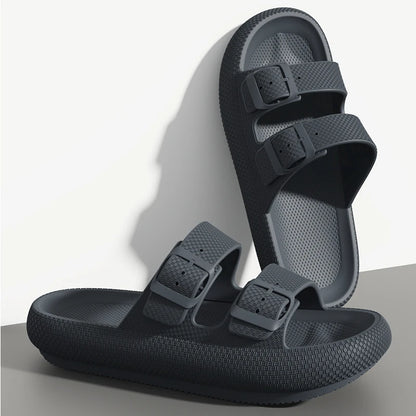 Minimal Outdoor Slide Sandals with Soft Cushioned Sole