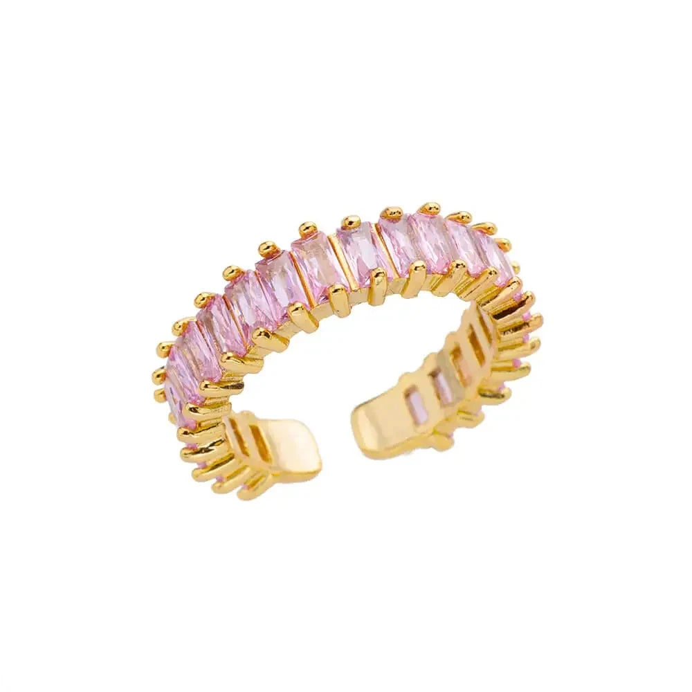 Classic Wedding Couple Rings – Gold Tone Stainless Steel Band Set