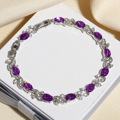 Exquisite Charm Strand Bracelet – Color Crystal Fashion Women Party Jewelry