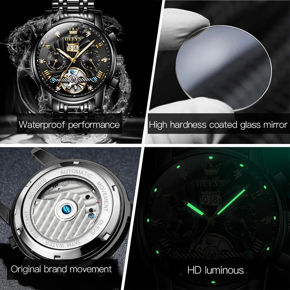 Luxury Automatic Men's Watch – Classic Mechanical Design