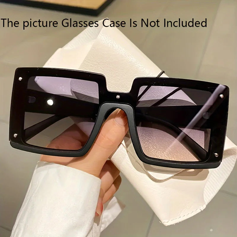 Oversized Square Luxury Fashion Sunglasses for Men and Women