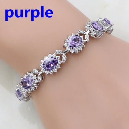 Exquisite Charm Strand Bracelet – Color Crystal Fashion Women Party Jewelry