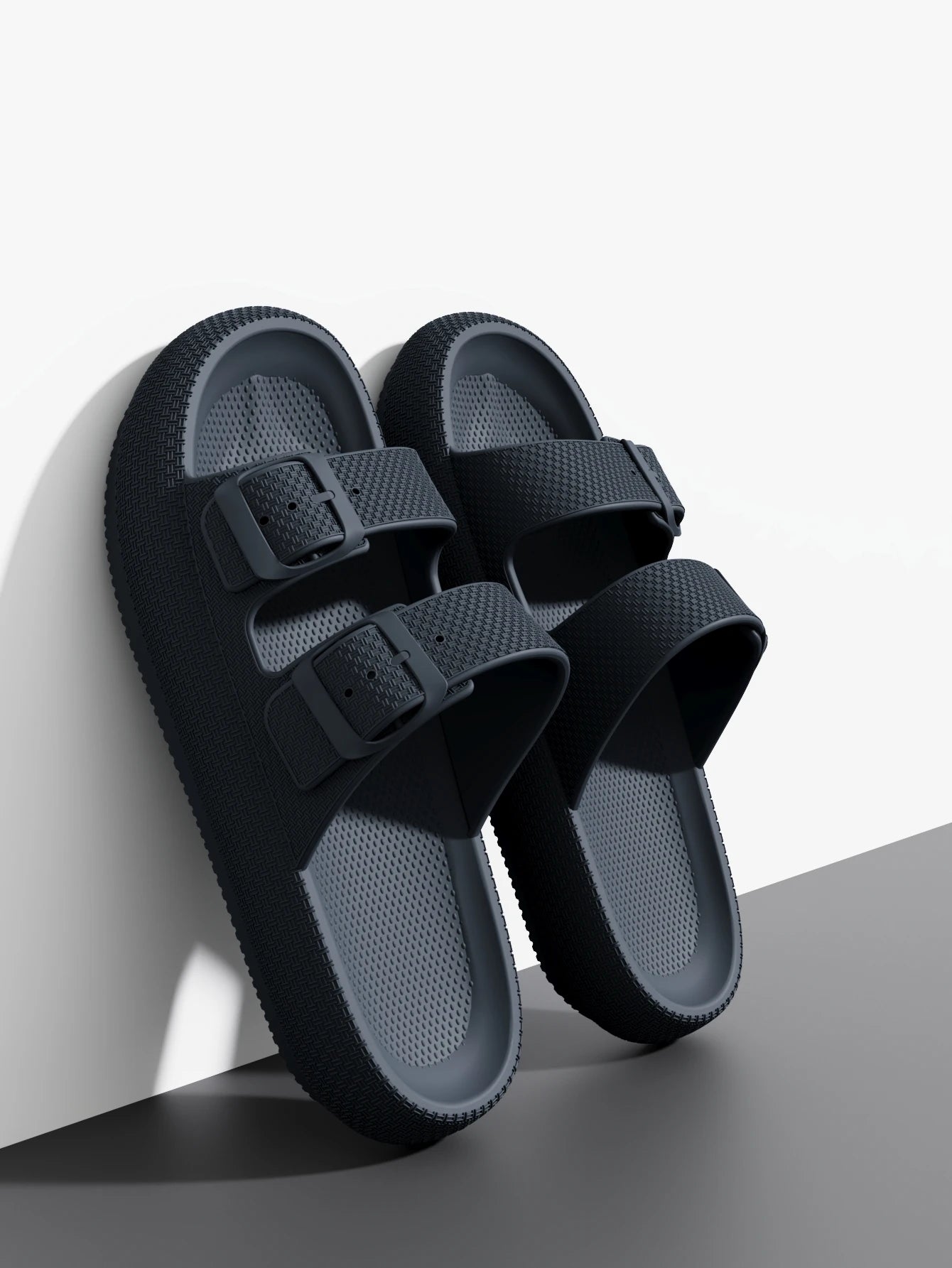 Minimal Outdoor Slide Sandals with Soft Cushioned Sole