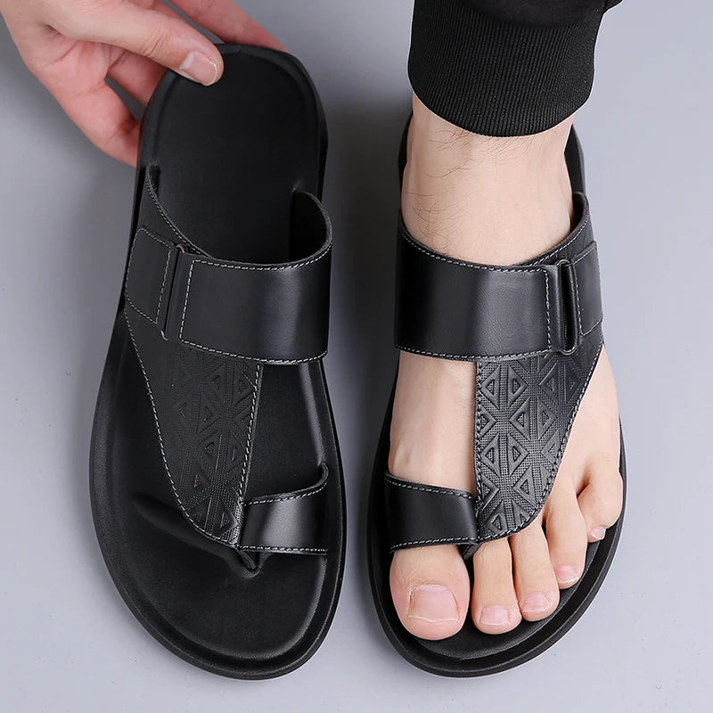 Premium Soft Sole Men’s Sandals with Minimal Summer Comfort Design