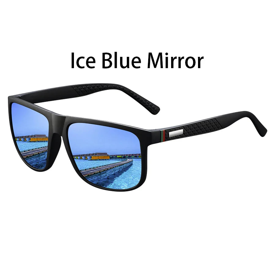 Classic Square Polarized Sunglasses – Lightweight Outdoor Style