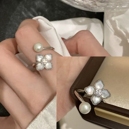 MODERN 925 STERLING SILVER HEART RING