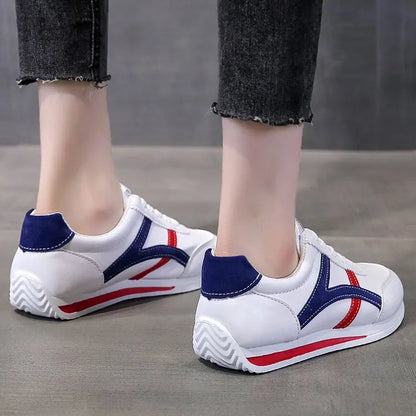 Men’s Versatile Knit Running Sneakers – Comfortable Flat Sole Sports Shoes