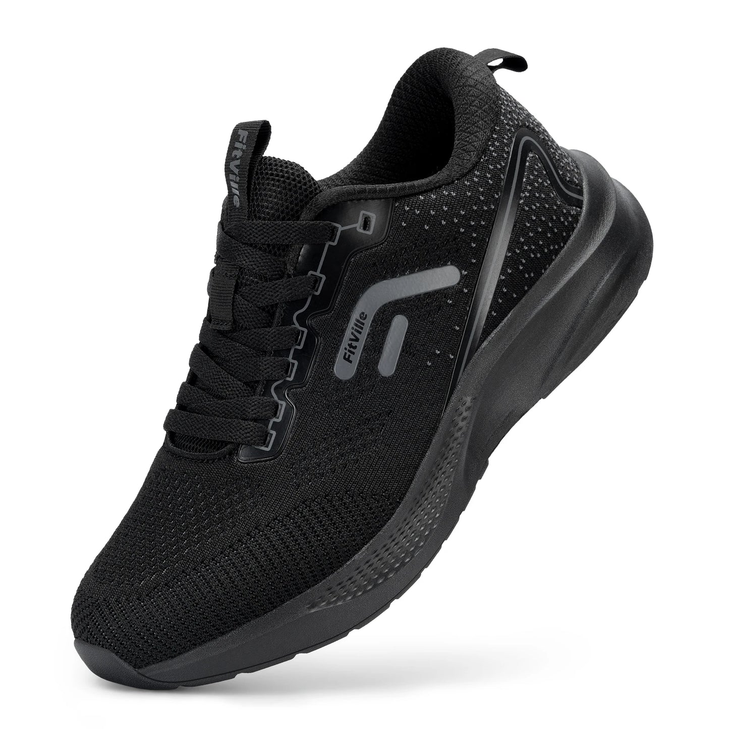 Men’s Wide Fit Running Shoes – Breathable Lightweight Athletic Sneakers