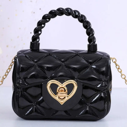 Cute Heart-Shaped Mini Shoulder Bag