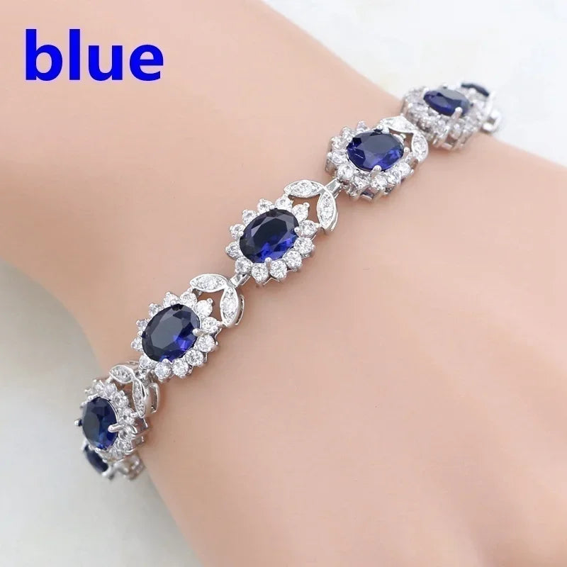Exquisite Charm Strand Bracelet – Color Crystal Fashion Women Party Jewelry