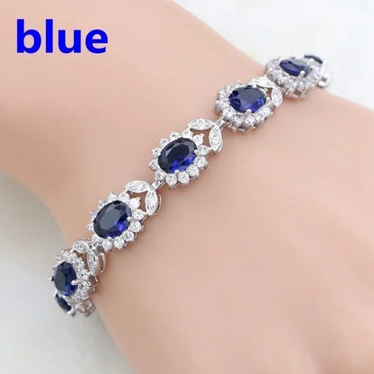 Exquisite Charm Strand Bracelet – Color Crystal Fashion Women Party Jewelry