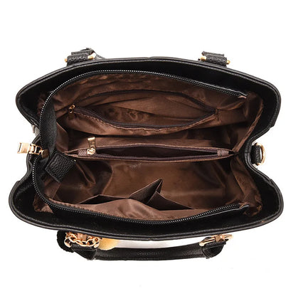 Vintage Leather Tote Bag – Elegant Everyday Women’s Handbag