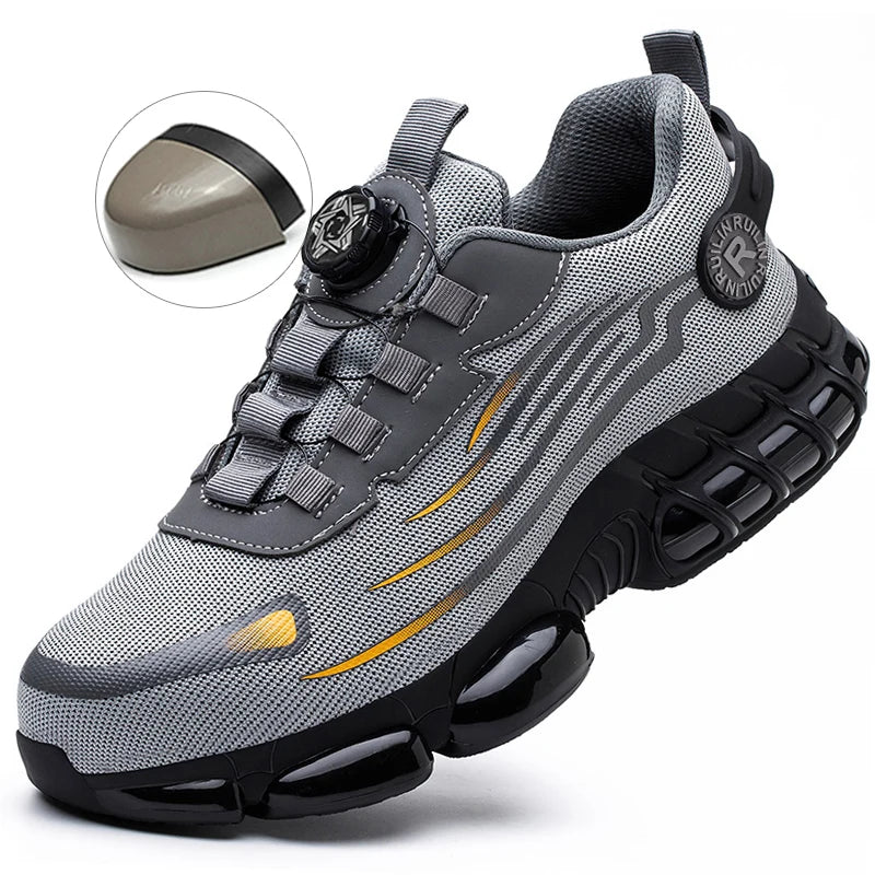 Protective Work Sneakers – Steel Toe Anti-Slip Comfortable Safety Shoes