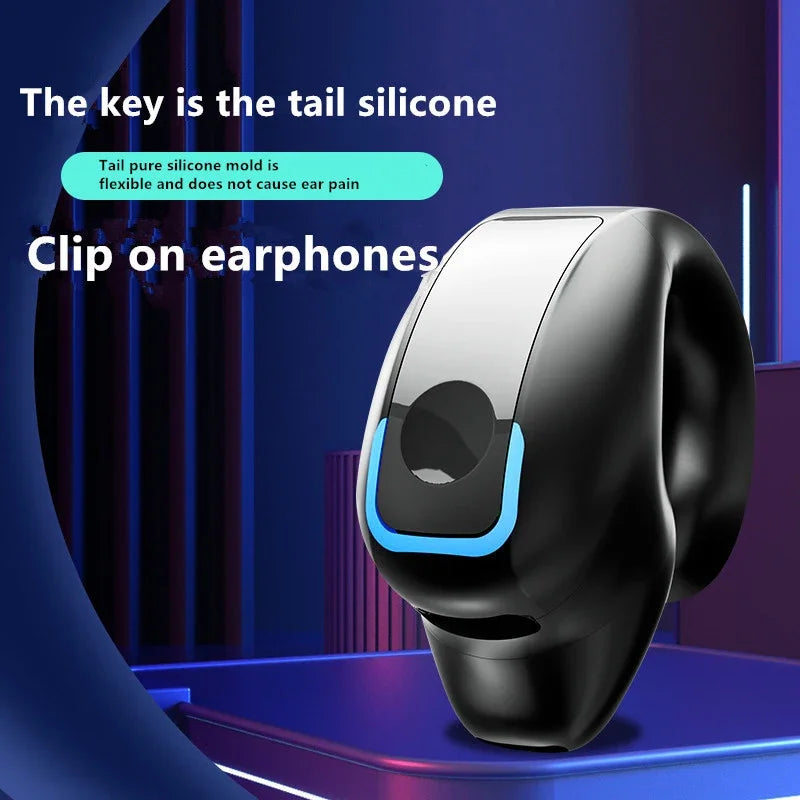 Modern Clip Wireless Earbuds – Sport Noise Reduction Bone Conduction Design
