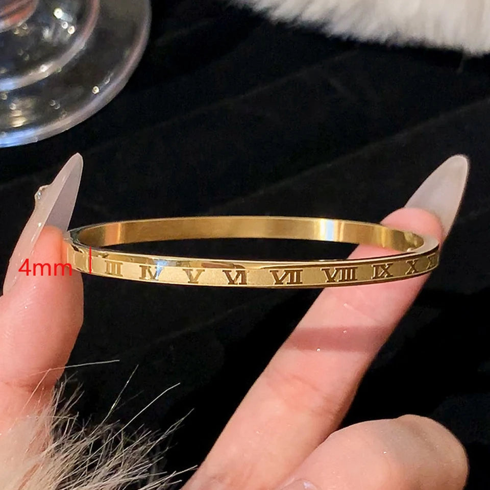 Elegant Stack Bangles Set – Sparkling Fashion Women Bracelet Gift