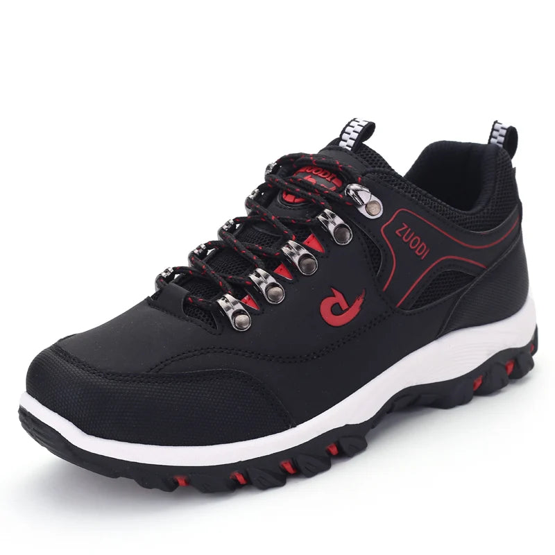 Men’s Classic Leather Casual Shoes – Lightweight Sneakers for Daily Wear