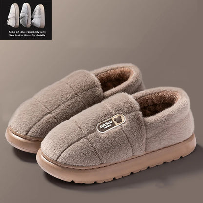Luxury Plush Indoor Slippers for Men & Women – Soft Warm Anti-Slip Winter Comfort