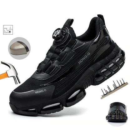 Protective Work Sneakers – Steel Toe Anti-Slip Comfortable Safety Shoes