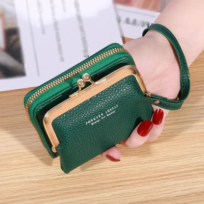 Women’s Wrist Strap Wallet – Multi-Card Slots Large Capacity Coin Purse