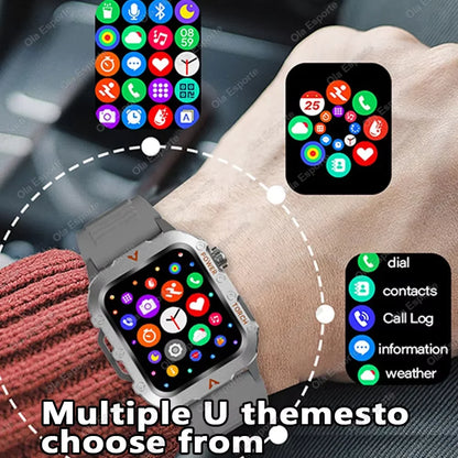 Modern Sports Smartwatch with Bluetooth Calls & Multi Function Display
