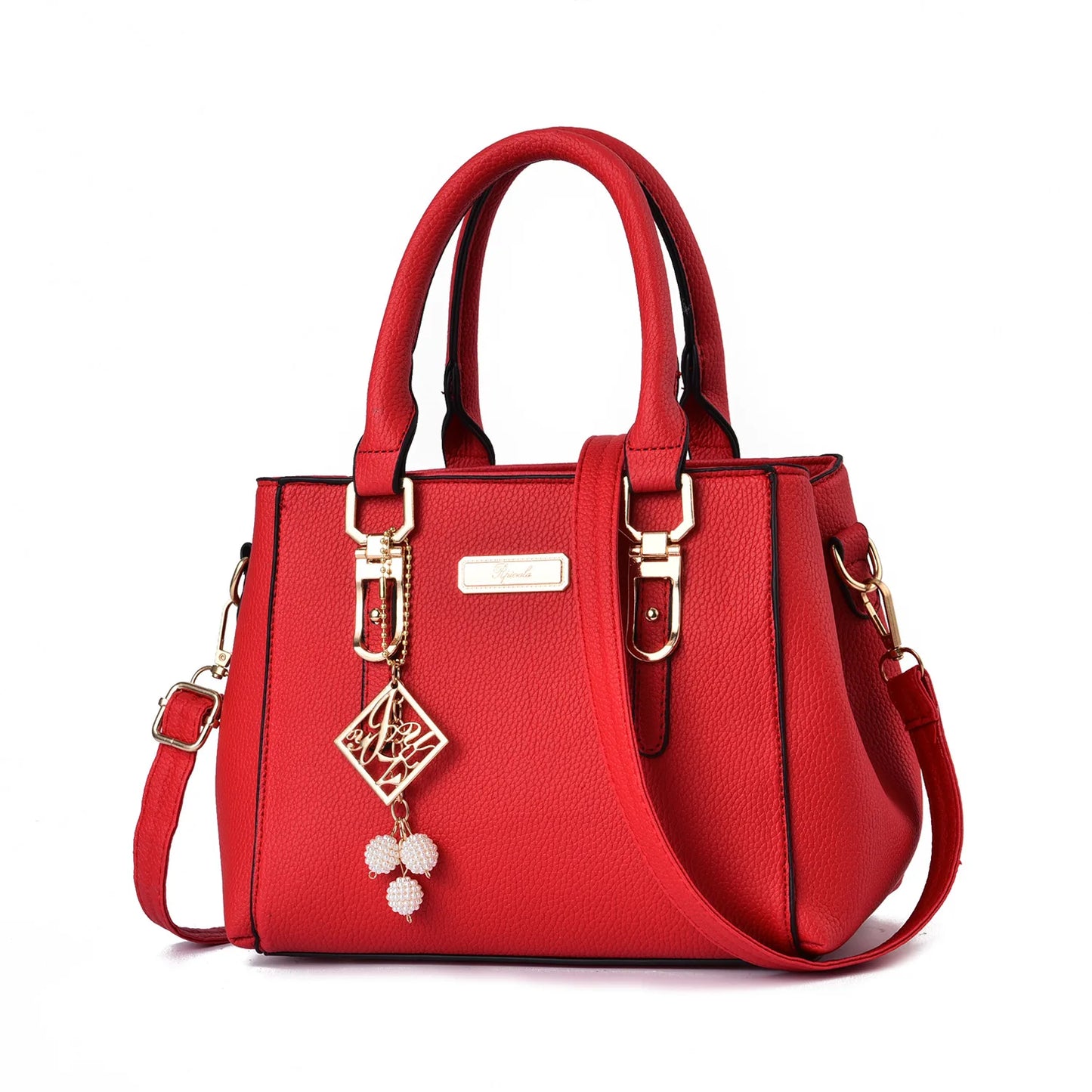 Large Capacity Leather Shoulder Bag – Elegant Women’s Casual Handbag