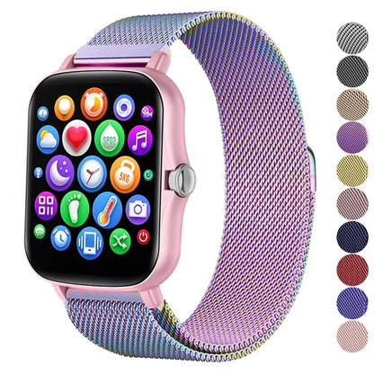 Magnetic Stainless Steel Watch Strap – Quick Fit Adjustable Design