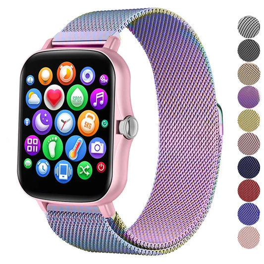 Magnetic Stainless Steel Watch Strap – Quick Fit Adjustable Design