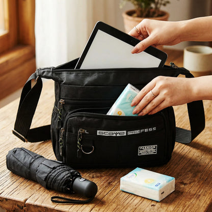 Luxury Multi-Pocket Messenger Bag – Fashion Oxford Crossbody Shoulder Bag